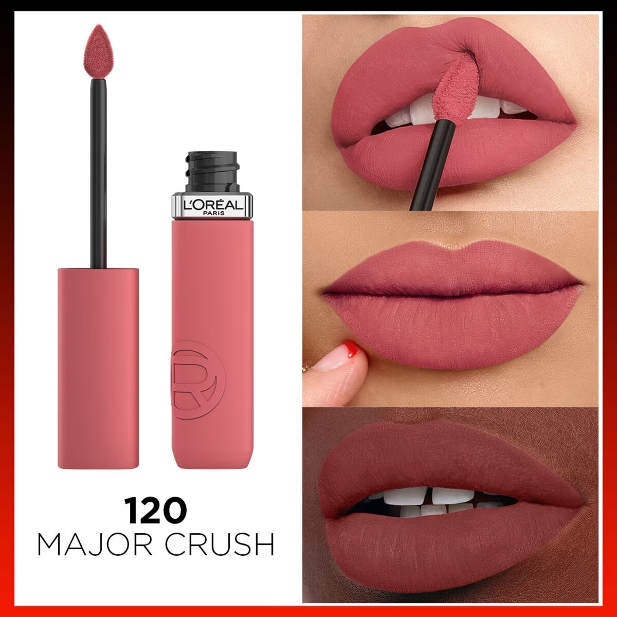  رژ لب مایع مات لورآل پاریس مدل Infaillible Matte Resistance شماره 120 